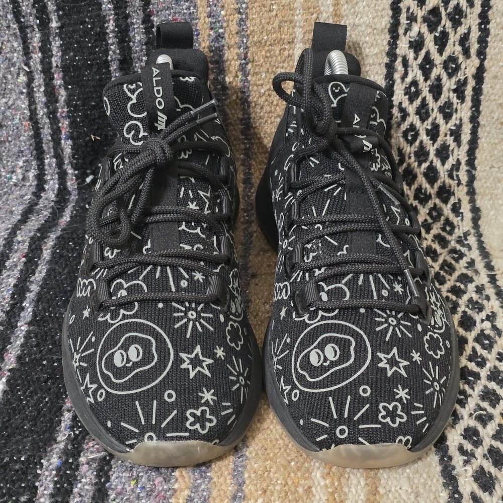 ALDO MX 3 SEL Artist Limited Edition Glow in the Dark Sneakers - Picture 2 of 8